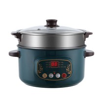 만능 요리기 쿠커 빌라 원룸 전기 냄비 찜기, 3.5L 26cm 디지털 3~4인용