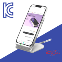 The Good Electronics 15W 초고속 무선 충전기 Wireless Charger, 고속무선충전기+어댑터(C-type포함)