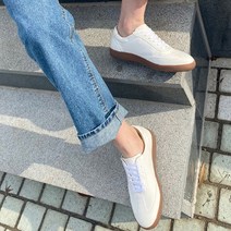 디아슈즈 남자 캔버스 베이직 면 스니커즈 3cm