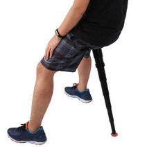 휴대용 서서앉는의자 지하철의자 지팡이 스탠딩 접이식 간이 보조 대기 의자, 단품, 단품