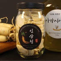 [로이수제청] 인삼차 인삼청 천연벌꿀 아카시아꿀 꿀절임 부모님 생신 선물세트, 인삼청 (고급) 1000g