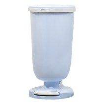 에이원 베스트캔 베베 페달 휴지통 20L 5중 밀폐 종량제봉투 자동 컷팅 리필 쓰레기통 20리터, 블루