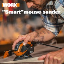 콘크리트 시멘트 바닥 면갈이 연삭기 Worx-65W 디테일 샌더 WX648 마우스 다기능 미니 팜 폴리셔 머신 핸, 한개옵션0