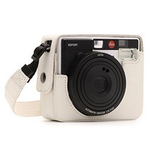 Megagear MG1298 Ever Ready Leather Camera Case Bag Protective Cover for Leica Sofort Instant Whit, 1, White