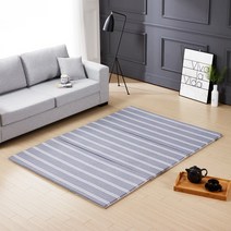 한일 3단 접이식 매트리스 캠핑겸용, 03_더블 140X200 그레이