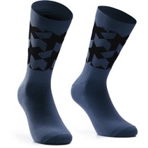 Assos 아소스 자전거 양말 모노그램 EVO 스톤 블루, I (39 - 42)