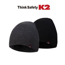 K2 [I+I] 정품 비니 (보온성과 신축성이 뛰어난 니트 소재), 블랙+블랙