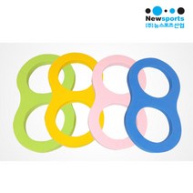 뉴스포츠2인3각(개당) 색상랜덤 학교체육교구, 단품