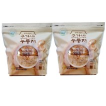 구가네식품 황금햅쌀 가마솥맛 누룽지 600g 2개, 단품