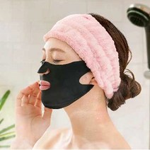 일본수입 얼굴 볼살 턱살 빼기 브이라인 만들기 얼굴 사우나 마스크, 1개