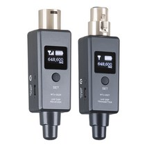 XLR 무선 송수신기 다이나믹 마이크용 수신기에 마이크 자동 송신기 설정 마이크 시스템, 없음, 1개