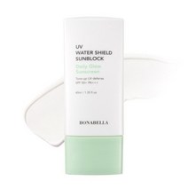 BONABELLA UV 워터쉴드 선블록 물광 톤업 썬크림 40ml UV WATER SHIELD SUNBLOCK 40ml, NONE