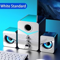 블루투스 사운드바 무선 PC 앰프 스피커 인테리어 음향기기 오디오 유선 컴퓨터 베이스 서브우퍼 홈 시어터 음악 플레이어 노트북 사운드박스, e