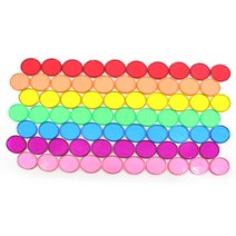 어린이집 수학교구 칼라 자석수세기칩 학습도구 어린이교구 학원