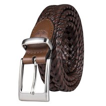 107661 Dockers 다커스 남성용 가죽 꼰 캐주얼 및 드레스 벨트, 탄 레이스, 30