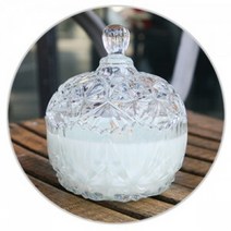 캔들용기 - 엔틱투피스 250ml 캔들마노 향초유리병, 2개
