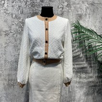 시슬리 배색 립 포인트 블라우스 SAWS06111