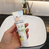 메이썸 천연 무자극 어성초 모낭염 청소년 뒷목 여드름 목드름 등드름 에코솝 올인원비누, 단품