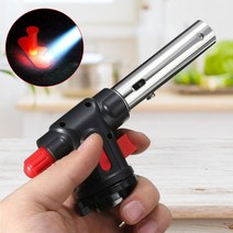 인두기 요리 Flamethrower 가스 버너 휴대용 바베큐 구운 돼지 머리 베이킹 토치 관광 불꽃 총, 한개옵션0