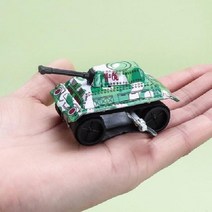빈티지 레트로 틴토이 양철 태엽 탱크 장식 소품, 단품