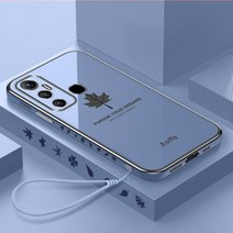 커플폰케이스 아이폰 갤럭시 커플 케이스 제작 Infinix 핫 럭셔리 스퀘어 메이플 리프 실리콘 케이스 12 12i 11 11S 10i 10 10S NFC 9 8 Pro Play