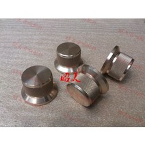 크기 직경 50mm 40mm 25mm 전력 증폭기 섀시 전위차계 볼륨 노브 실버 블랙 골드 모든 알루미늄 합금, 은