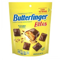 Butterfinger 버터핑거 바이트 피넛버터 초콜릿 초코바 8oz(226.7g) 3팩
