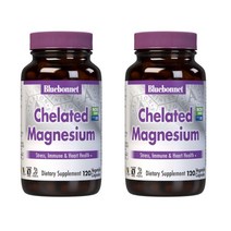 블루보넷 킬레이트 마그네슘 Chelated Magnesium 120캡슐 2개