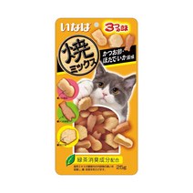 이나바 야끼믹스 부드러운져키 가다랑어&조개&오징어25g (QSC-121k)