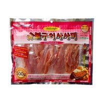 간식 숯불구이 사사미 500g 대용량 풍산개 강아지영향 그레이하운드 골든리트리버 푸들 래브라도리트리버