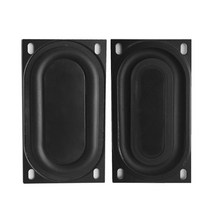 2 PCS베이스 라디에이터 우호 진동 멤브레인 수동 스피커 서브 우퍼 70mm 홈 시어터 수리 키트, 01 Black
