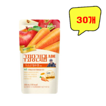 구좌당근 사과 에이드 파우치음료 230ml, 30개
