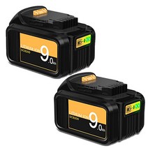 우스틴스 20V 18V 9.0AH 10.0AH 11.0AH 12.0AH 디월트 호환되는 공구 배터리 2PCS, 12AH