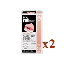 마이니 지니키즈 튼튼아연 키즈 어린이 유아 초유 징크 젤리 추어블 구미 씹어먹는 정 환절기 면역력 항산화 비타민c 철분흡수 꾸미 영양제 보충제 성장기 청소년, 1개, 60정