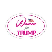 StickerPirate 타원형 자동차 자석 트럼프 2020 여성용 트럼프 TO451