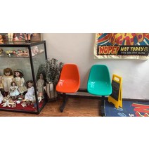 야외 농구장 운동장 벤치 대기 관객 카페 정류장 의자, 2인석 칼라 임의 코디