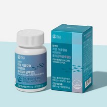 [팜탑]리얼 어골칼슘 비타민d 폴리감마글루탐산60정