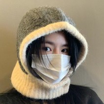치키티타 바라클라바 니트 후드 넥워머 겨울워머 패션 방한 모자 목토시