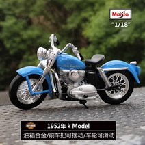 1:18 할리데이비슨 바이크 다이캐스트 오토바이 모형, AP