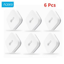 스마트온습도계 온도기록계 Aqara 온도 센서 스마트 공기압 습도 환경 센서 스마트 제어 zigbee smart home for xiaomi mi home app, 6개