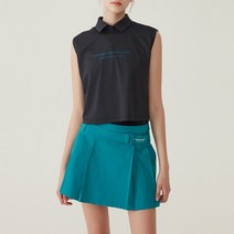 여성 앞뒤 반전 플리츠 스커트