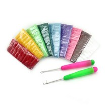 스킬자수 실 바늘 칼라 스킬실 스킬바늘 겨울취미 공예 DIY/한정판매, 분홍