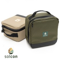 러그박스 큐브 USB내장 캠핑릴선 전용 수납케이스, 카키