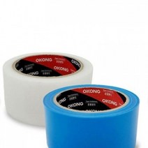 오공 임시고정 테이프 50mm x 25M 청색 1박스30개, 대형_백색