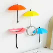 현관 문 우산 다용도 마스크 열쇠 보관 걸이 후크 3p, 우산후크3P