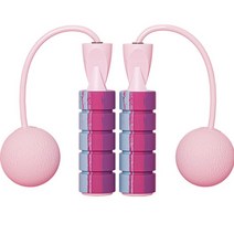 리빙핏 줄없는 노라인 볼 줄넘기 핑크