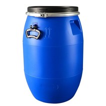 플라스틱 원통 발효통 드럼통 보관 원형 케이스 용기 대형, A. 60L 플라스틱 원통