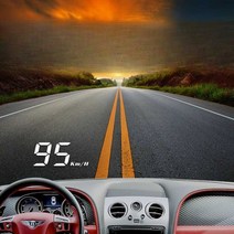 자동차전면디스플레이 HUD 네비 표시 속도 차량 확인, M6 기본 모델 OBD, 1개