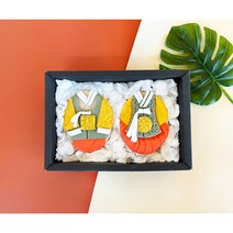 [수하련_전통비누]한복비누, 추가없음, 2구 B SET, 보자기포장(2구만가능)