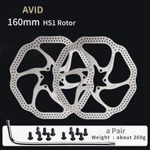 NUTTMTB 전기 자전거 스쿠터 유압 브레이크 디스크 140mm 160 180 로터 팻 미니 쿠구 G 부스터ES3 듀얼트론, 160mm Rotor a pair